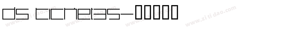 DS Ticket35字体转换